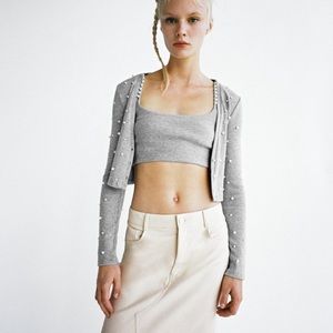 Zara Cropped Cardigan